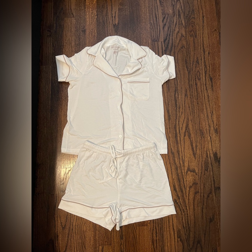 Cupcake and Cashmere white pajama set